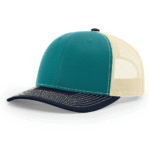 112 Trucker Snapback - OSFM - Blue Teal/ Birch/ Navy