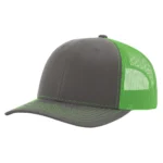 112 Trucker Snapback - OSFM - Charcoal/ Neon Green