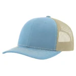 112 Trucker Snapback - OSFM - Columbia Blue/ Khaki