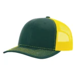 112 Trucker Snapback - OSFM - Dark Green/ Yellow