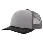 112 Trucker Snapback - OSFM - Grey/ Charcoal/ Black