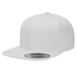 Flat Bill Classic Snap Back - White